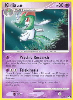 Kirlia POP Series 7 card