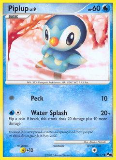 Piplup POP Series 8 card