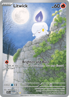 Litwick White Flare card