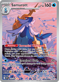 Samurott White Flare card