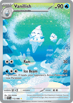 Vanillish White Flare card