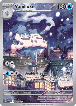 Vanilluxe White Flare card