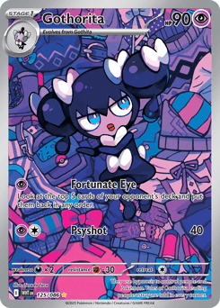 Gothorita White Flare card