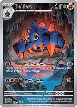 Boldore White Flare card
