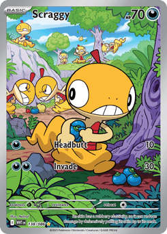 Scraggy White Flare card