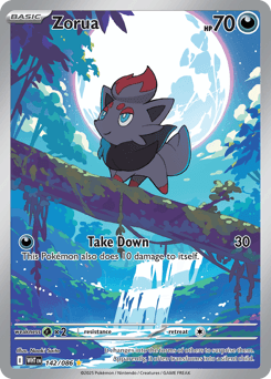 Zorua White Flare card