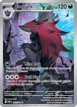 Zoroark White Flare card