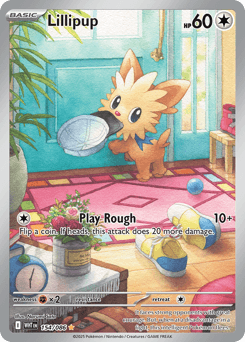 Lillipup White Flare card