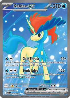2025 White Flare Keldeo ex #159