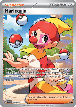 2025 White Flare Harlequin #163