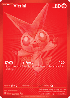 Victini White Flare card