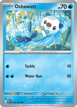 2025 White Flare Oshawott #21