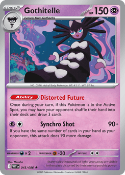 Gothitelle White Flare card