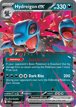 Hydreigon ex White Flare card