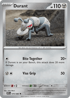 Durant White Flare card