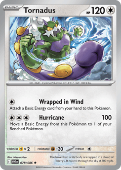 Tornadus White Flare card