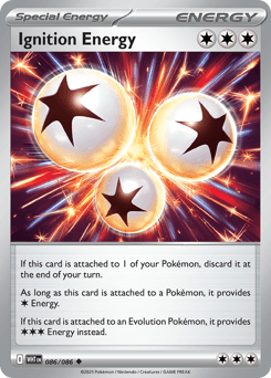 2025 White Flare Ignition Energy #86