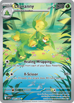 Leavanny White Flare card