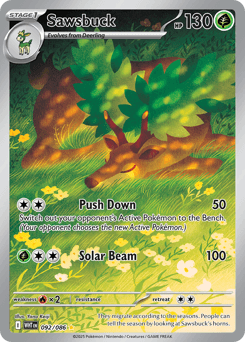 Sawsbuck White Flare card