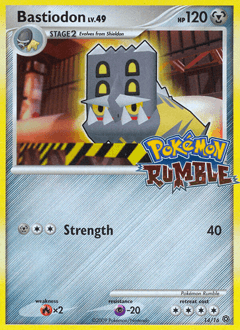 Bastiodon Pokémon Rumble card