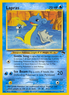 Lapras Southern Islands card