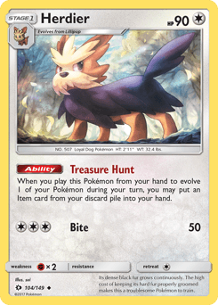 Herdier Sun & Moon card