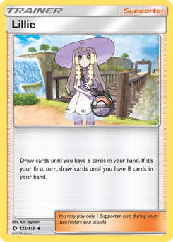 Lillie Sun & Moon card