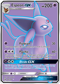 Espeon-GX Sun & Moon card