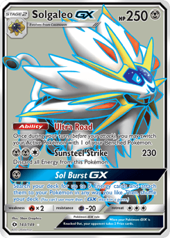 Solgaleo-GX Sun & Moon card