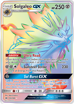 Solgaleo-GX Sun & Moon card