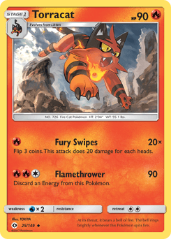 Torracat Sun & Moon card