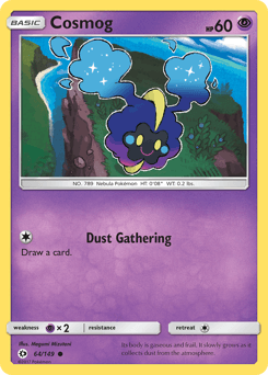 Cosmog Sun & Moon card
