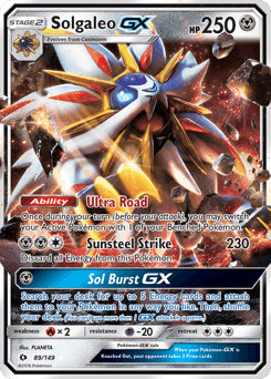 Solgaleo-GX Sun & Moon card