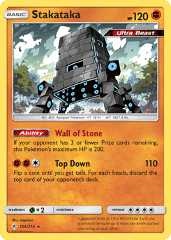Stakataka Unbroken Bonds card