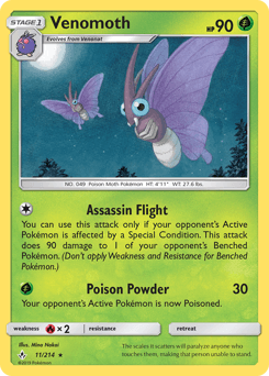 2019 Unbroken Bonds Venomoth #11