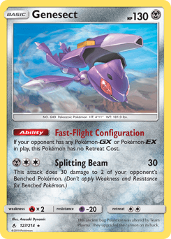 2019 Unbroken Bonds Genesect #127