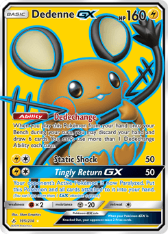 Dedenne-GX Unbroken Bonds card