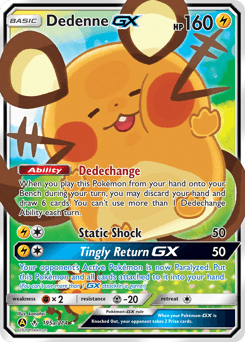 Dedenne-GX Unbroken Bonds card