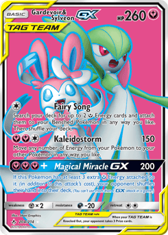 Gardevoir & Sylveon-GX Unbroken Bonds card