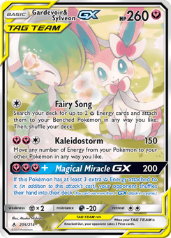 Gardevoir & Sylveon-GX Unbroken Bonds card