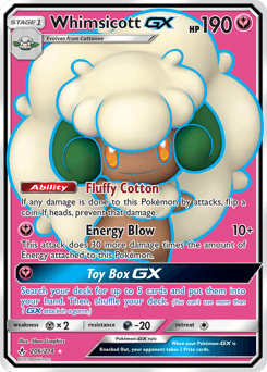 Whimsicott-GX Unbroken Bonds card
