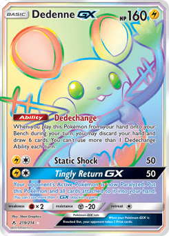 Dedenne-GX Unbroken Bonds card