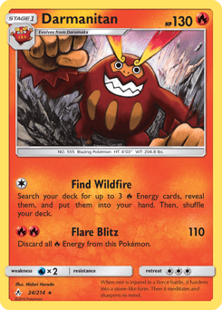 Darmanitan Unbroken Bonds card