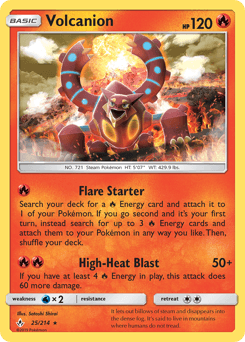 Volcanion Unbroken Bonds card