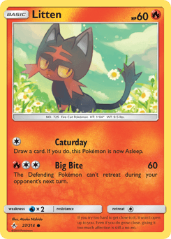 Litten Unbroken Bonds card