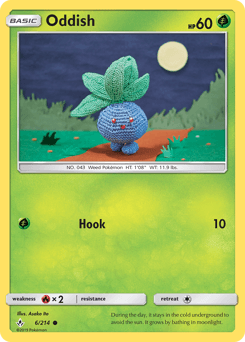 2019 Unbroken Bonds Oddish #6