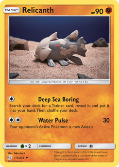 Relicanth Unified Minds card