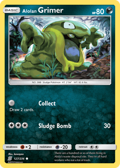 Alolan Grimer Unified Minds card