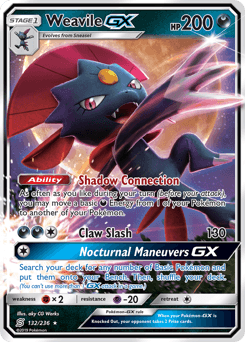 2019 Unified Minds Weavile-GX #132