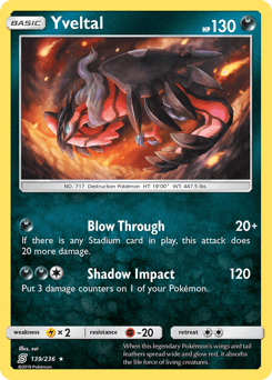 Yveltal Unified Minds card